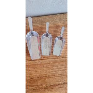 Set of 3 vintage metal scoops dc 1301 taiwan